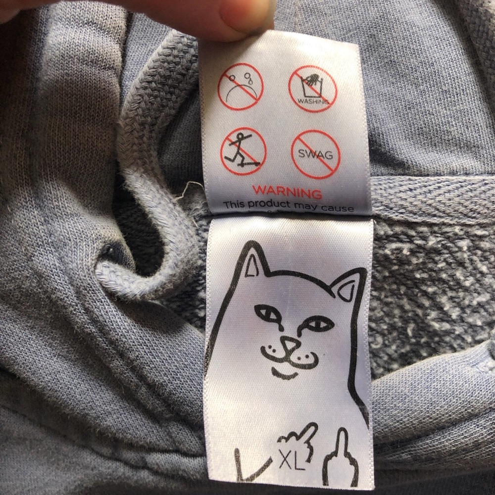 🌵 SOLD 🌵Psychedelic Ripndip hoodie - Picture 4 of 4